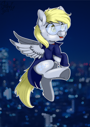 Size: 2508x3541 | Tagged: safe, artist:php97, derpy hooves, pegasus, pony, derpfest, female, mare, open mouth, solo