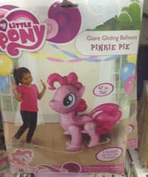 Size: 573x684 | Tagged: safe, pinkie pie, human, balloon, balloon pony, inflatable, merchandise