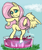 Size: 743x878 | Tagged: safe, artist:draneas, fluttershy, pegasus, pony, female, grapes, mare, solo