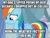 Size: 606x462 | Tagged: safe, derpibooru import, screencap, rainbow dash, pegasus, pony, tanks for the memories, fired, image macro, meme, sad, solo, unemployment