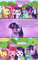 Size: 700x1105 | Tagged: safe, artist:solar-slash, derpibooru import, fluttershy, pinkie pie, rainbow dash, rarity, twilight sparkle, earth pony, pegasus, pony, unicorn, the super speedy cider squeezy 6000, comic