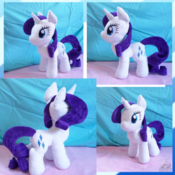 Size: 1800x1800 | Tagged: safe, artist:obcor, rarity, irl, photo, plushie, solo