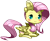 Size: 912x751 | Tagged: safe, artist:tidalwav-3, part of a set, fluttershy, pegasus, pony, chibi, simple background, solo, transparent background