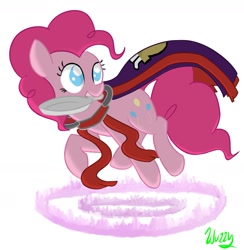 Size: 1709x1753 | Tagged: artist needed, source needed, safe, pinkie pie, earth pony, pony, cape, clothes, crossover, runescape, solo