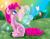 Size: 966x744 | Tagged: safe, artist:deroko, pinkie pie, butterfly, earth pony, pony, cute, solo, wings