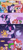 Size: 700x1500 | Tagged: safe, artist:solar-slash, derpibooru import, applejack, fluttershy, pinkie pie, rainbow dash, rarity, spike, twilight sparkle, dragon, earth pony, pegasus, pony, unicorn, comic, faint, implied princest, love poison, mane six