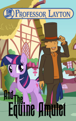 Size: 250x400 | Tagged: safe, derpibooru import, twilight sparkle, crossover, hershel layton, professor layton