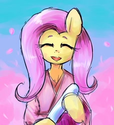 Size: 810x893 | Tagged: safe, artist:dobado, fluttershy, pegasus, pony, semi-anthro, clothes, solo