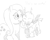 Size: 1000x800 | Tagged: safe, artist:frostfauna, fluttershy, changeling, pegasus, pony, cute, monochrome, nuzzling, sketch