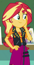 Size: 327x611 | Tagged: safe, screencap, sunset shimmer, better together, equestria girls, forgotten friendship, cropped, geode of empathy