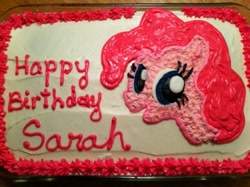 Size: 640x478 | Tagged: artist needed, safe, pinkie pie, cake, cute, irl, photo