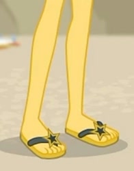 Size: 633x808 | Tagged: safe, screencap, sunset shimmer, better together, equestria girls, forgotten friendship, cropped, feet, legs, pictures of legs, sandals, solo