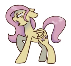 Size: 591x548 | Tagged: safe, artist:fewderpewders, fluttershy, pegasus, pony, angry, crying, solo