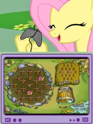 Size: 563x752 | Tagged: safe, fluttershy, pegasus, pony, exploitable meme, meme, microsoft entertainment pack: the puzzle collection, obligatory pony, spring weekend, tv meme