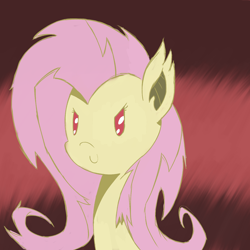 Size: 1400x1400 | Tagged: artist needed, safe, fluttershy, pegasus, pony, female, flutterbat, mare, solo