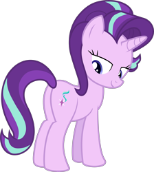 Size: 6465x7217 | Tagged: safe, artist:uigsyvigvusy, starlight glimmer, pony, unicorn, absurd resolution, butt, female, glimmer glutes, looking back, mare, plot, simple background, solo, transparent background, vector