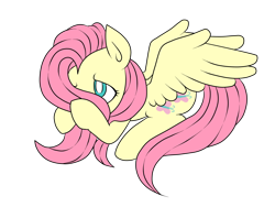 Size: 2048x1536 | Tagged: safe, artist:sofywywy, fluttershy, pegasus, pony, female, mare, scared, solo