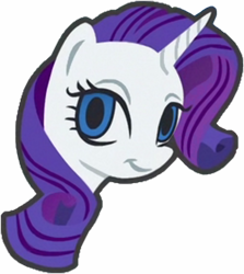 Size: 500x560 | Tagged: safe, edit, edited screencap, screencap, rarity, pony, unicorn, the gift of the maud pie, background removed, cute, looking at you, simple background, smiling, solo, transparent background