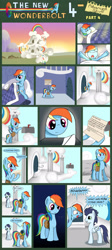 Size: 1600x3565 | Tagged: safe, artist:marmorexx, derpibooru import, rainbow dash, soarin', pegasus, pony, comic:the new wonderbolt, bed, comic, letter, mailbox, morning, rainbow dash's house, saddle bag, yawn