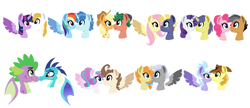 Size: 1576x678 | Tagged: safe, artist:xxwerecatdipperxx, derpibooru import, braeburn, chipcutter, cloudchaser, comet tail, fluttershy, party favor, pinkie pie, pound cake, prince blueblood, princess ember, princess flurry heart, pumpkin cake, quibble pants, rainbow dash, rarity, spike, star tracker, timber spruce, twilight sparkle, twilight sparkle (alicorn), alicorn, dragon, earth pony, pegasus, pony, unicorn, applespruce, emberspike, female, male, poundflurry, shipping, shipping chart, straight, twiblood, winged spike