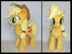 Size: 1034x773 | Tagged: safe, artist:fireflytwinkletoes, applejack, irl, photo, plushie