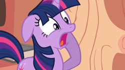 Size: 960x540 | Tagged: safe, derpibooru import, screencap, twilight sparkle, it's about time, gasp, solo