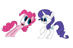 Size: 7478x4961 | Tagged: safe, artist:joeywaggoner, pinkie pie, rarity, earth pony, pony, unicorn, absurd resolution, duo