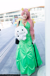 Size: 1365x2048 | Tagged: safe, fluttershy, human, cleavage, cosplay, female, irl, irl human, photo