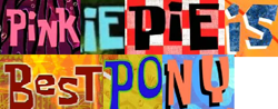 Size: 490x192 | Tagged: safe, pinkie pie, best pony, expand dong, exploitable meme, meme, no pony, spongebob squarepants, text, title card