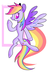 Size: 1197x1778 | Tagged: safe, artist:1racat, derpibooru import, rainbow dash, pegasus, pony, female, mare, open mouth, smiling, solo, unshorn fetlocks