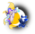 Size: 2995x2900 | Tagged: safe, artist:alicornpony1234, princess celestia, princess luna, alicorn, pony, flying, moon, simple background, sun, transparent background