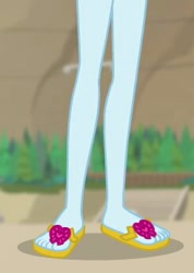 Size: 246x346 | Tagged: safe, derpibooru import, screencap, rainbow dash, equestria girls, feet, flip-flops, legs, pictures of legs