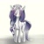 Size: 2000x2000 | Tagged: safe, artist:unousaya, rarity, pony, unicorn, crying, female, horn, mare, purple mane, solo, white coat