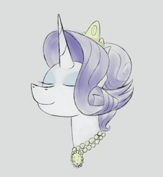 Size: 1161x1257 | Tagged: safe, artist:marsminer, rarity, pony, unicorn, the gift of the maud pie, bust, portrait, solo