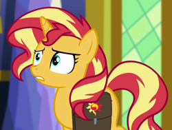 Size: 1180x890 | Tagged: safe, screencap, sunset shimmer, better together, equestria girls, forgotten friendship, bag, cropped, solo