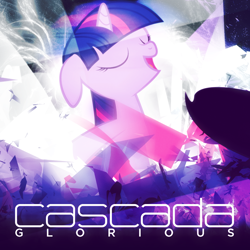 Size: 800x800 | Tagged: safe, artist:adrianimpalamata, derpibooru import, cascada, twilight sparkle, twilight sparkle (alicorn), alicorn, pony, cover, female, glorious, mare, solo