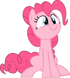 Size: 9089x10000 | Tagged: safe, artist:pikachux1000, pinkie pie, earth pony, pony, absurd resolution, cross-eyed, silly, silly face, smiling