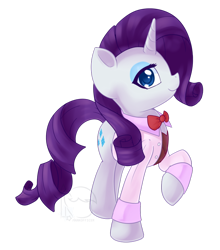 Size: 800x909 | Tagged: safe, artist:bumpywish, rarity, pony, unicorn, bowtie, clothes, female, mare, simple background, solo, suit, transparent background