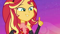 Size: 1920x1080 | Tagged: safe, screencap, sunset shimmer, better together, equestria girls, forgotten friendship, beautiful, ponied up, solo