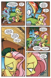 Size: 624x960 | Tagged: safe, artist:jay fosgitt, derpibooru import, idw, fluttershy, rainbow dash, pegasus, pony, spoiler:comic, spoiler:comicff18, fluttershy's cottage, preview