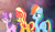 Size: 1024x593 | Tagged: safe, artist:sparkling-sunset-s08, derpibooru import, rainbow dash, sci-twi, sunset shimmer, twilight sparkle, pegasus, pony, unicorn, better together, equestria girls, spring breakdown, female, glasses, glowing horn, mare, unicorn sci-twi, wings