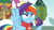 Size: 1280x720 | Tagged: safe, derpibooru import, screencap, rainbow dash, pegasus, pony, best gift ever, candle, clothes, female, hat, mare, scarf, solo