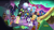 Size: 1920x1080 | Tagged: safe, derpibooru import, screencap, applejack, fluttershy, rainbow dash, rarity, twilight sparkle, twilight sparkle (alicorn), alicorn, earth pony, pegasus, pony, unicorn, party pooped, balloon, cake, candy, candy cane, candy corn, cupcake, disco ball, discovery family logo, female, file cabinet, hat, lollipop, mare, party cave, party hat, present, slide, sugarcube corner, wrapping paper