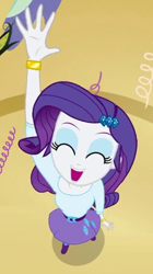 Size: 304x542 | Tagged: safe, screencap, rarity, equestria girls, cropped, solo