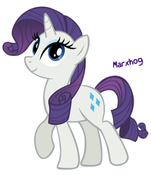 Size: 750x867 | Tagged: safe, artist:marxhog, rarity, pony, unicorn, simple background, solo, transparent background, vector