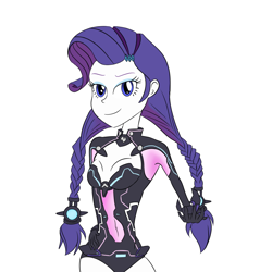 Size: 1000x1000 | Tagged: safe, artist:a_simplepony, rarity, equestria girls, clothes, cosplay, costume, hyperdimension neptunia, solo