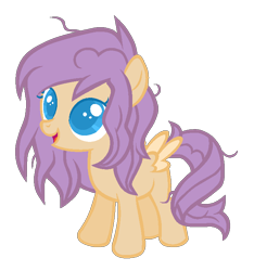 Size: 679x724 | Tagged: safe, artist:otakuchicky1, rarity, oc, oc:azure lavish, oc:orange sky, pegasus, pony, base used, blank flank, female, filly, messy mane, offspring, parent:oc:orange sky, parent:rarity, parents:rariange, rariange