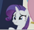 Size: 400x351 | Tagged: safe, screencap, rarity, pony, unicorn, the crystalling, corpsing, faic, giggling, lip bite, low quality, puffy cheeks