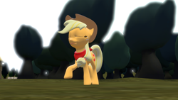 Size: 1278x719 | Tagged: safe, applejack, earth pony, pony, 3d, female, mare, solo, source filmmaker