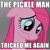 Size: 512x512 | Tagged: safe, pinkie pie, earth pony, pony, chris chan, image macro, meme, pickle, pinkamena diane pie, sad